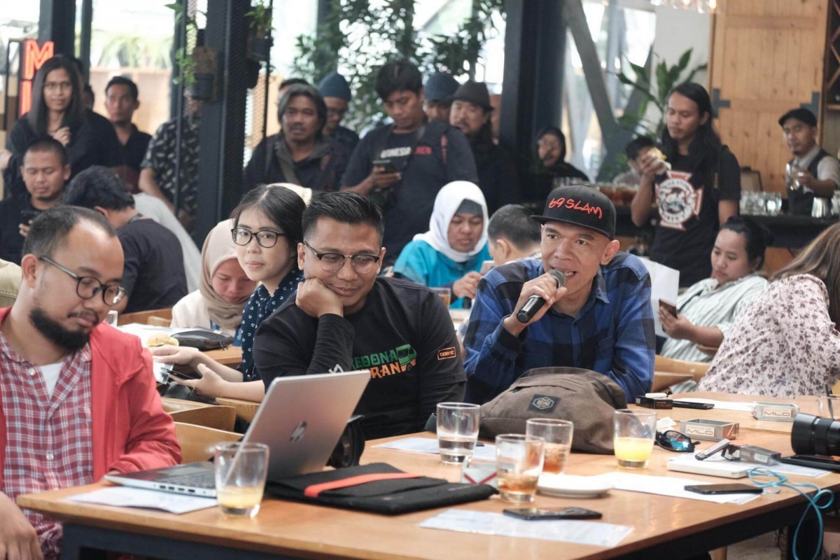 Salah satu media bertanya pada MLDJAZZPROJECT Season 4